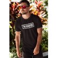 thumbnail image 2 of Old Glory Mens Noob Black Short Sleeve Graphic T Shirt, 2 of 6
