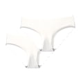 thumbnail image 2 of ITSAME Womens Low Waisted Underwear 2-Pack Breathable Stretch Ice Silk Soft Comfort Hipster Briefs White Size XL, 2 of 5