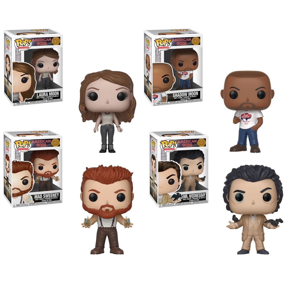 Funko POP Television American Gods Vinyl Figures SET OF 4