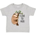 thumbnail image 3 of Inktastic I Live to Hug Cute Sloth on a Branch Boys or Girls Toddler T-Shirt, 3 of 5