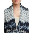thumbnail image 5 of Martha Stewart Everyday Womens Fair Isle Shawl Cardigan, 5 of 5