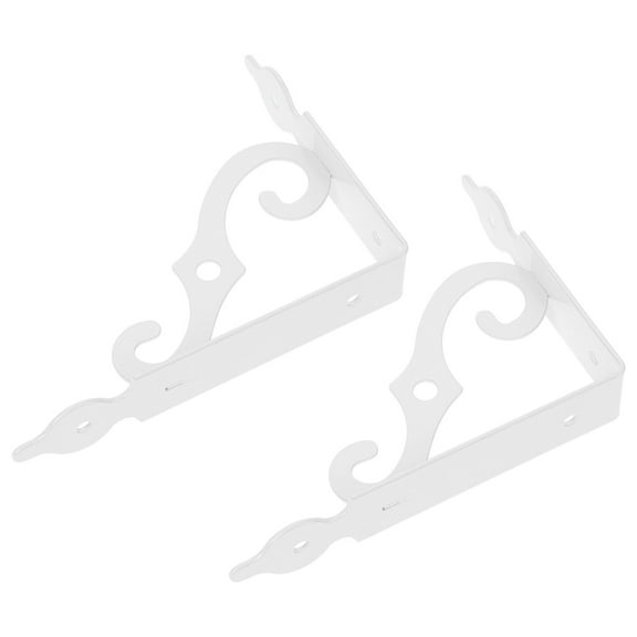 Zehuanyu 2Pcs Heavy-duty Shelf Bracket Floating Shelf Bracket Wall Mounted Floating Shelf Rack Support