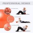 thumbnail image 3 of SUTENGDA InnotechSC Pilates Ball 9 Inch Core Ball  Small Exercise Ball with Exercise Guide Barre Ball Mini Yoga Ball for Pilates  Yoga  Core Training  Physical Therapy  Balance  Stability, 3 of 7