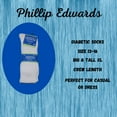 thumbnail image 3 of Men's Diabetic Socks XL Non-Binding Crew Length White, 13-16, 3 Pairs, 3 of 5