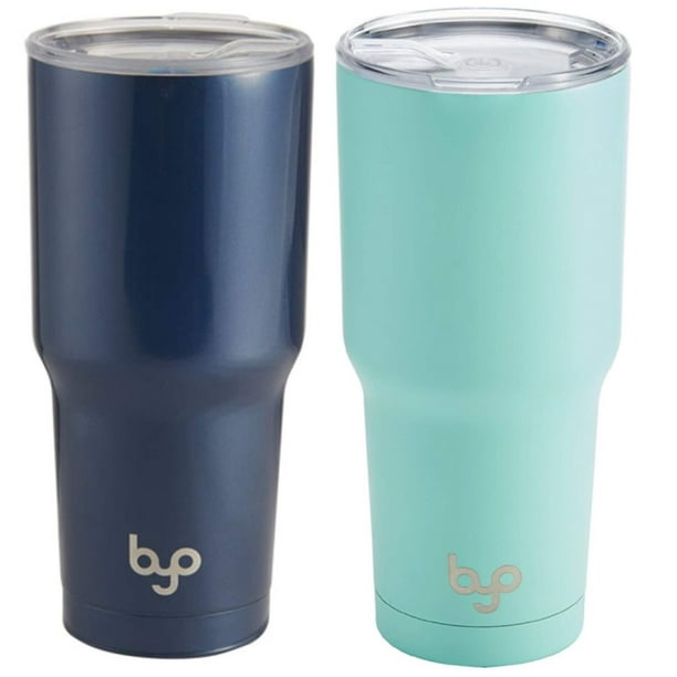 BYO Stainless Steel Beverage Tumbler with Spill Proof Tritan Lid Double