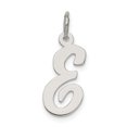 thumbnail image 1 of 925 Sterling Silver Dainty Letter E Initiale Nom Monogramme Collier Pendentif Pendentif, 1 of 8