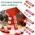 thumbnail image 3 of SGACAI Organizador de cables con clip para gestión de escritorio con USB para Navidad, 3 of 6