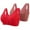 Wine 1, variant on XuJwPNcy 2 Pack Wireless Bras for Women Front Closure Push up Bras Everyday Wirefree Comfortable Sleep Bras
