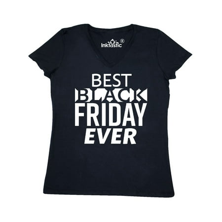 Best Black Friday ever Women's V-Neck T-Shirt (Womens Best Black Friday)