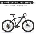 thumbnail image 5 of Unique Bargains Bike Bottle Cage Rack Aluminium Alloy Drinks Holder for MTB Road Silver, 5 of 7