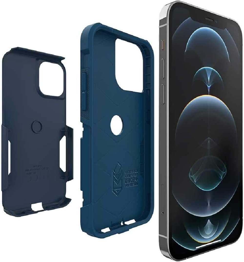 OtterBox iPhone 12 and iPhone 12 Pro Polycarbonate Cell Phone Case, Bespoke Way Blue