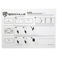 thumbnail image 5 of Rockville Karaoke Bluetooth Amp Adjustable Stands Wireless Mics Car Audio Speaker Wire, 5 of 16
