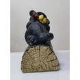 thumbnail image 3 of Bear with Cardinal Garden Welcome Sign Outdoor Garden Decor Yard Statue, 3 of 5