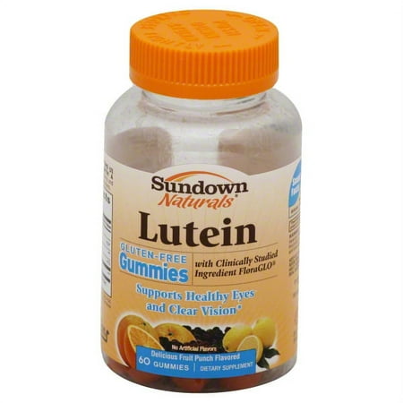 Sundown Naturals Lutein, Gluten-Free Gummies, Fruit Punch 60 ea