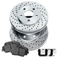 thumbnail image 1 of PowerSport Front Brakes and Rotors Kit |Front Brake Pads| Brake Rotors and Pads| Ceramic Brake Pads and Rotors |fits 2004 Ford F-150 Heritage, 2004-2008 Ford F-150, 2006-2008 Lincoln Mark LT, 1 of 7