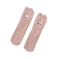 thumbnail image 3 of iOPQO Sleep Socks, Socks for Women Crew, Fluffy Socks, Breathable Socks Women, Thick Crew Socks, Brown One Size, 3 of 4