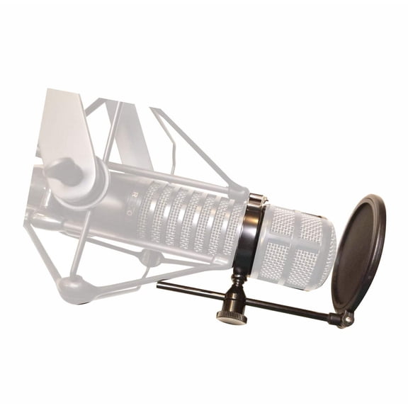AMERICAN RECORDER 3.25" Broadcast/Recording Pop Filter with 2" clamp
