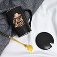 thumbnail image 2 of RollyDanCT Best Dad Ever 14 oz Black Coffee Mugs, Gifts for Dad, Christmas Gifts, Birthday Gifts, Fathers Day Gifts, Dad Gifts, Coffee Mugs Ceramic Mug Tea Cup, 2 of 10