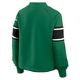 thumbnail image 3 of Women's Fanatics Kelly Green Philadelphia Eagles Oversized Hometown Toss Sweep Mock Neck Pullover, 3 of 3