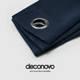 thumbnail image 2 of Deconovo Grommet Blackout Curtains for Living Room Light Blocking Window Curtain 42x63 inch Navy Blue 2 Panels, 2 of 6