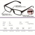 thumbnail image 4 of Multifocal One Power Readers Reading Glasses Men Women High Quality Auto Adjusting Clear Reading Glasses Square, 4 of 5