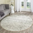 thumbnail image 2 of Safavieh Adirondack Collection ADR117B Ivory and Silver Contemporary Round Area Rug (6' Diameter), 2 of 3