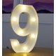 thumbnail image 1 of Luz LED de noche con letras, lámpara de batería con número del alfabeto inglés, 26, 22cm, Diwali, decoración romántica para fiesta de boda y Navidad, 1 of 4