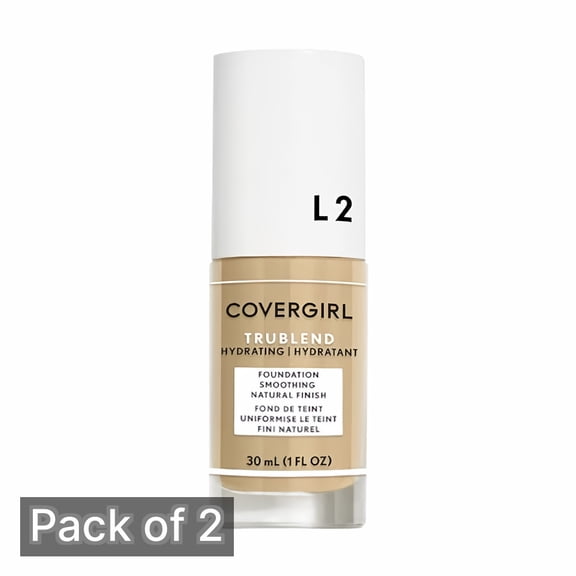 CoverGirl TruBlend Liquid Foundation L2 Classic Ivory 1 fl oz (Pack of 2)