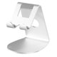 thumbnail image 1 of Soporte plateado para teléfono, base para teléfono - Soporte para teléfono de escritorio para iPhone 14 Pro Max Plus, 13/12/11 Pro Max, Mini XS Max XR X 8 7 6, Huawei, Samsung S10 S9 S8, otros teléfon, 1 of 5