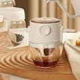 thumbnail image 3 of Less Than 5 Funnel Pour Over Coffee Maker Portable Stainless Reusable Coffee Filter Mini Paperless Single 1 Cup Coffee Cup for Travel Camping, 3 of 8