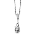 thumbnail image 1 of SS White Ice Diamond Necklace 18 Inch, 1 of 3