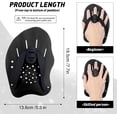 thumbnail image 2 of CozyNestFinds Swim Paddles With Adjustable Straps - Hand Paddles for Lap Swimming, Equipment for Women, Men, Children (1 Pair), 2 of 6