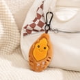 thumbnail image 2 of Cartoon Snacks Plush Toys Cute Sunflower Seed Chestnut HangingToys Funny Keychain Bags Decor, 2 of 4