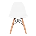 thumbnail image 4 of Aron Living Table Pyramide pour Enfants de 23 Pouces et Ensemble de 4 Chaises en Plastique, Blanc, 4 of 5