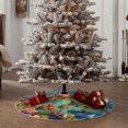 thumbnail image 6 of Bingfone Christmas Tree Skirt Mat Christmas Decoration Interior 36"-Sea World, 6 of 8