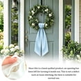 thumbnail image 4 of Wreath Sash for Front Door - Blank 3.7 x 54 Inch Polyester Plain Door Decoration Sashes for Christmas, Halloween, and Holiday Porch Decor，Multicolor, 4 of 6