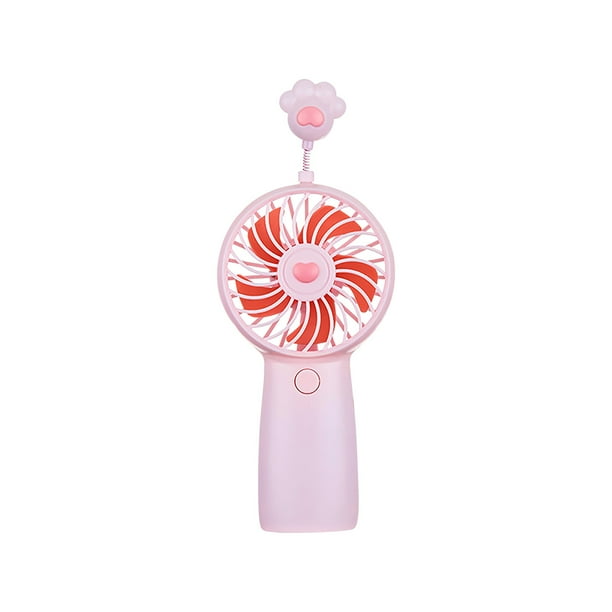 Ventilador de mano creativo de dibujos animados, ventilador de carga USB con regalo ligero para niños y adultos Wmkox8yii FSASFJB1066