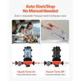 thumbnail image 3 of Bomba de agua VEVOR para vehículos recreativos, 12 V CC, 6 GPM (22,7 L/min), bomba de diafragma autocebante de 4 cámaras con interruptor de presión automático, presión máxima de 70 PSI, bajo demanda, 3 of 9