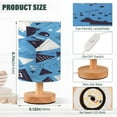 thumbnail image 3 of Geometric Triangle Bedside Table Lamp Desk Warm Lights with USB Charging Port Cylinder LED Lamps for Bedroom Living Room Office, 3 of 7