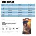 thumbnail image 4 of Kdxio Sunset Dancing Dolphin for Men's Muscle T-shirt,Sleeveless for Workout Running Athletic Gym Lounge Casual, 4 of 5