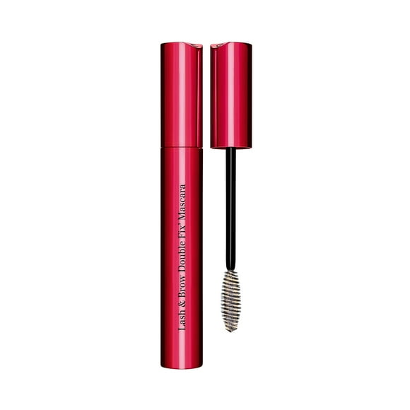 Máscara Clarins Lash & Brow Double Fix 2 en 1, impermeable, 6 ml