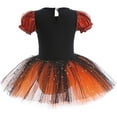 thumbnail image 4 of WIBACKER 3-9 Years Kids Girls Princess Ballet Dress Short Sleeve Leotards Skirted Tutu Dancewear Halloween Christmas Party Fancy Costume, 4 of 9