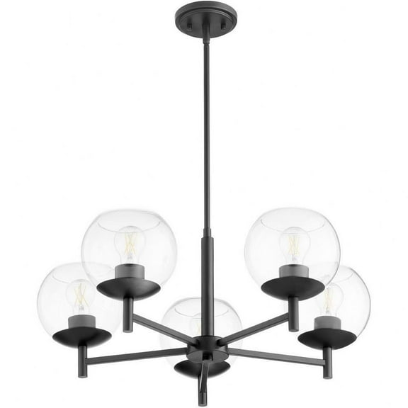 5 Light Chandelier in Soft Contemporary Style-11.25 inches Tall and 27 inches Wide Bailey Street Home 183-Bel-4636860
