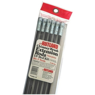 Rutland Products RUTAND 4in. Round Chimney Sweep Pellet Stove Brush 1/4-20  thread PS-4