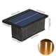 thumbnail image 3 of Fiudx Luces Solares para Jardín, Lámparas Led Impermeables para Caminos, Decoración para Vallas y Paredes Exteriores, Fácil Instalación, Carga Solar, Material Abs Duradero, Clasificación Ip65, Tamaño, 3 of 6