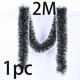 thumbnail image 3 of 1pc Christmas Tinsel Garlands Decoration Bar Tops Ribbon Garland with Bowknot Xmas Tree Ornaments Party Home Decor Pendant Prop, 3 of 5