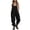 Black #60, variant on Overalls for Women Casual Summer Capri Jumpsuits Adjustable Straps Loose Fit Bib Rompers with Pockets Brown S