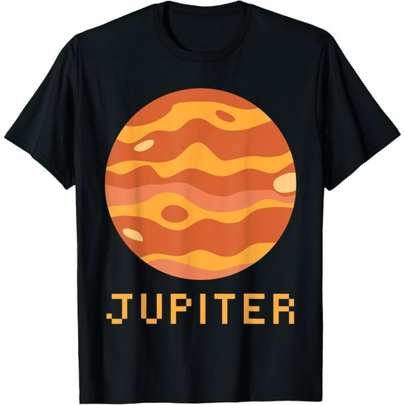Jupiter Planet Apparel Solar System Kids Women Men T-Shirt men and women can wear, black, white, gifts