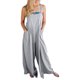 thumbnail image 4 of Lucakuins Mujer Mameluco Largo Babero Suelto Color Sólido Mono Casual Pantalones de Pierna Ancha con Bolsillos Lucakuins  moda, 4 of 9