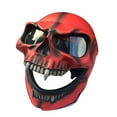 thumbnail image 4 of CANKER Halloween Motorcycle Helmet Skull Mask Skull Skeleton Visor with Adjustable Belt, 4 of 18